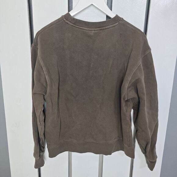 Han‎ Kjobenhavn Men's Brown Sweatshirt Embroidered Logo Crew Neck Small - Picture 4 of 9